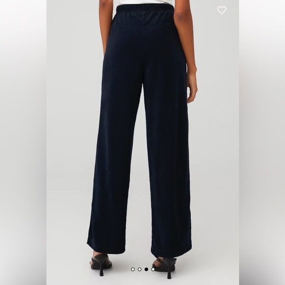 NWT Araminta James HARLOW TERRY PANT $118 - color midnight navy - Size MEDIUM - Picture 5 of 9